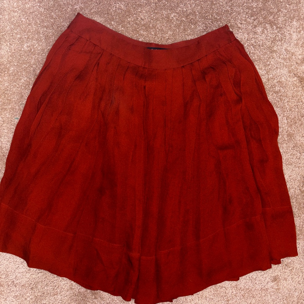 TALBOTS WOMENS PLEATED MINI SKIRT